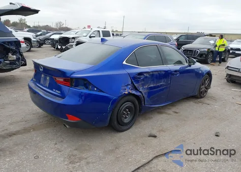 2016 Lexus Is 200T z USA, uszkodzony, nr VIN JTHBA1D2XG5031453